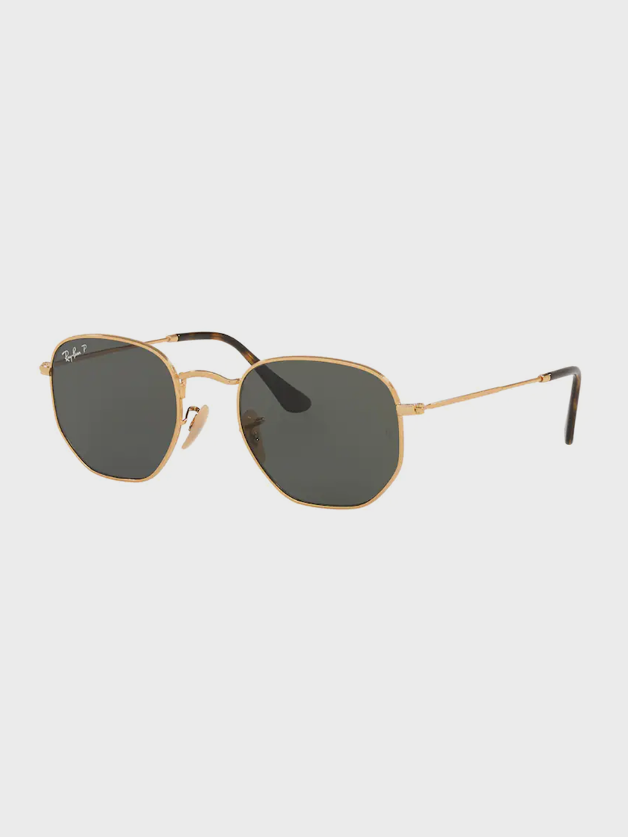 Óculos de Sol RAY BAN Hexagonal Polarizado RB 3548-NL 001/58 51 21 145 3N