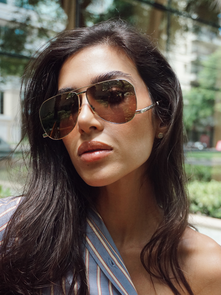Óculos de Sol SAINT LAURENT SL 690 DUST 004