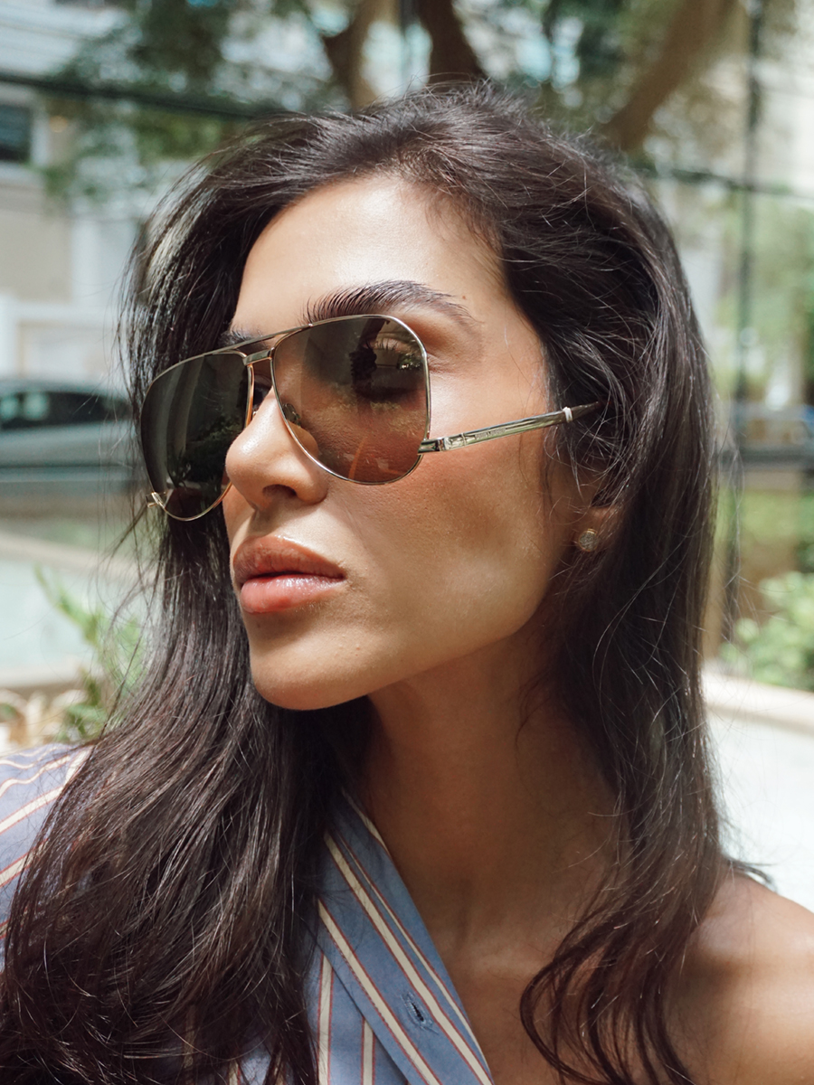 Óculos de Sol SAINT LAURENT SL 690 DUST 004