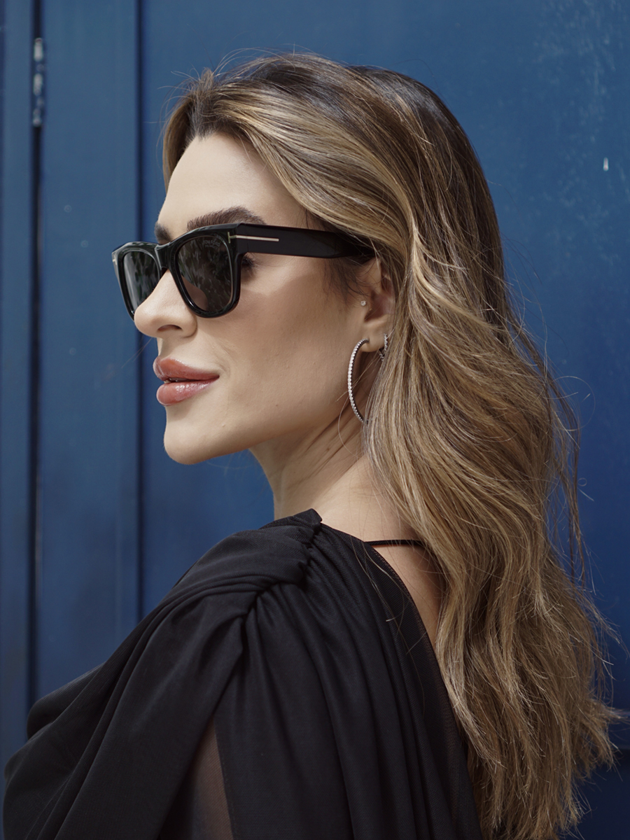 Óculos de Sol TOM FORD Finn-02 TF 1304 01D Polarized